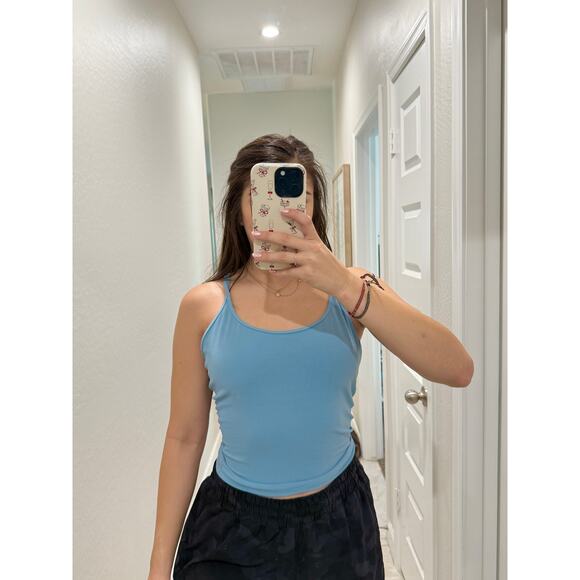 Lululemon blue free to be tank - size 12 - Picture 1 of 6